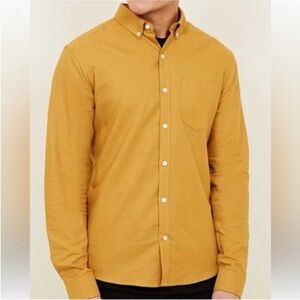 Goodfellow & Co mustard Casual
Button Down Men's  Shirt size XL